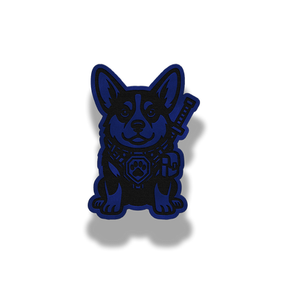 Tactical Corgi Patch – Leatherette Morale Patch