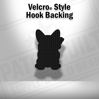Tactical Corgi Patch – Leatherette Morale Patch