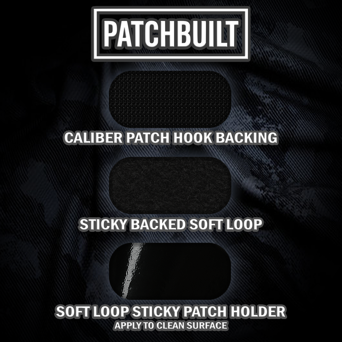 Rifle Caliber Velcro® Patch Tags (17 Caliber Options) – Sticky Loop Mount Included