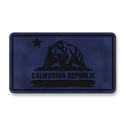 California Republic Bear Flag Patch – Leatherette Morale Patch