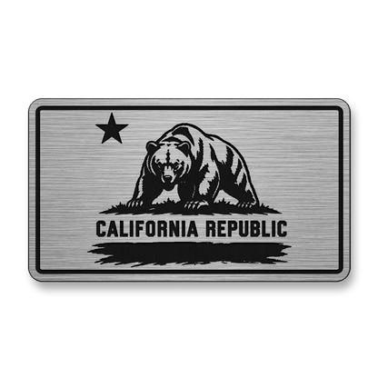 California Republic Bear Flag Patch – Leatherette Morale Patch