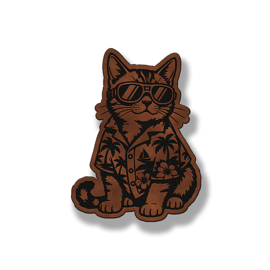 Beach Cat Patch – Leatherette Morale Patch