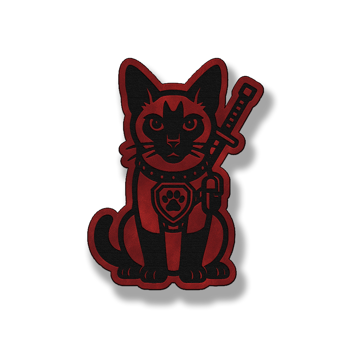 Tactical Siamese Cat Patch – Leatherette Morale Patch