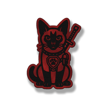 Tactical Siamese Cat Patch – Leatherette Morale Patch