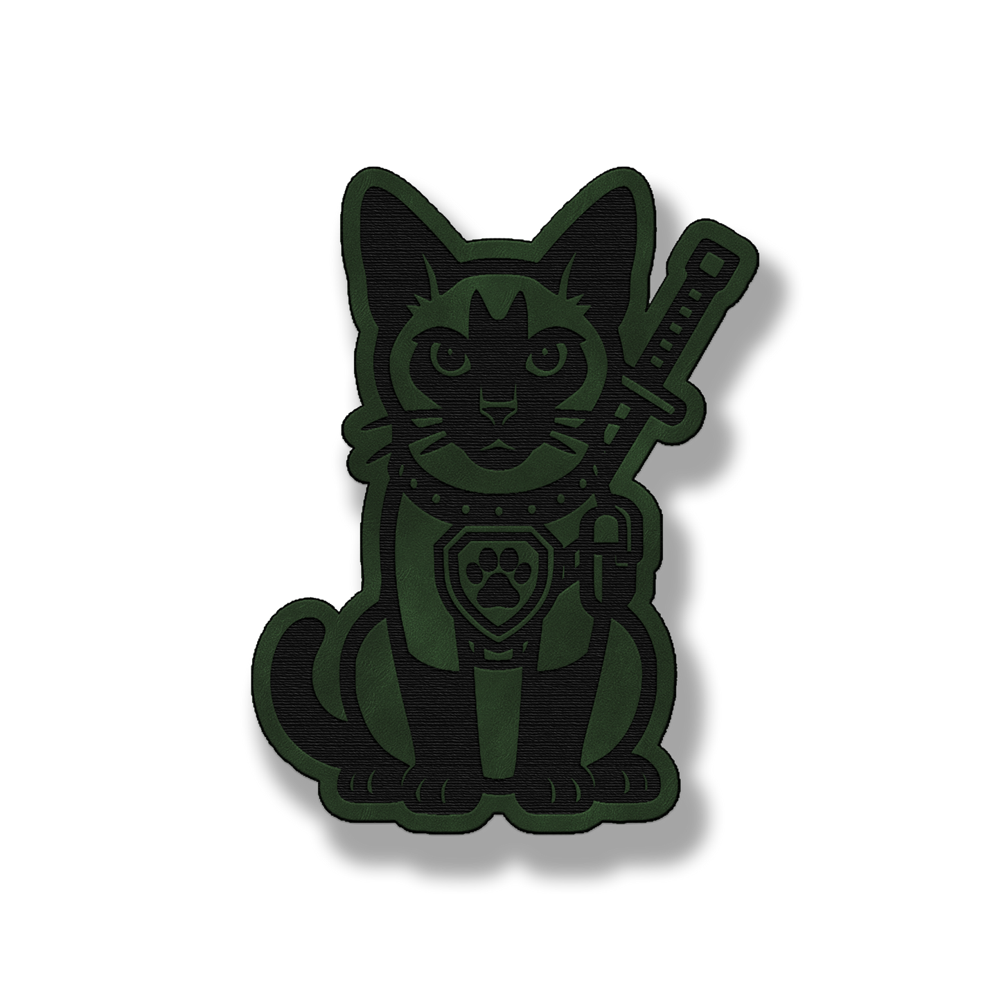 Tactical Siamese Cat Patch – Leatherette Morale Patch