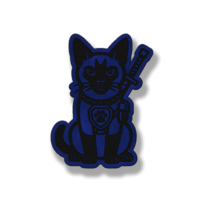 Tactical Siamese Cat Patch – Leatherette Morale Patch