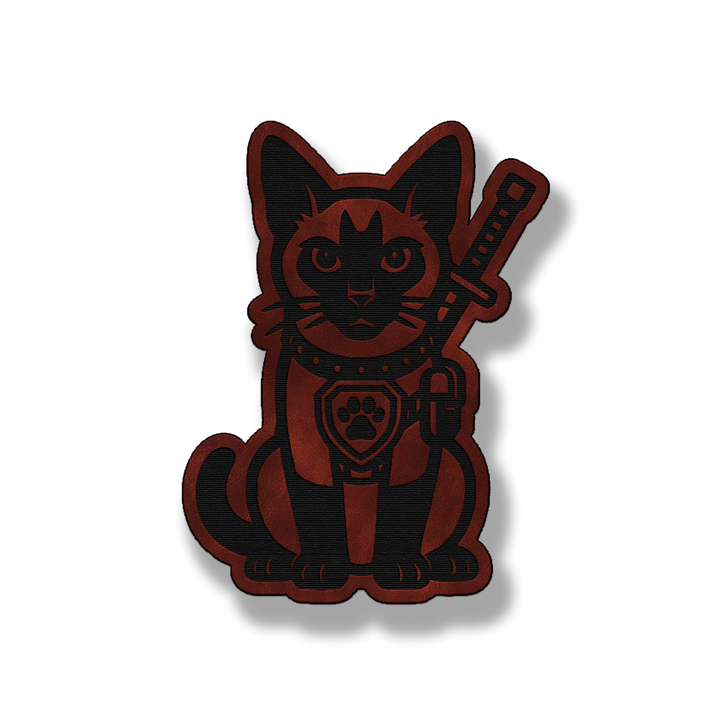 Tactical Siamese Cat Patch – Leatherette Morale Patch
