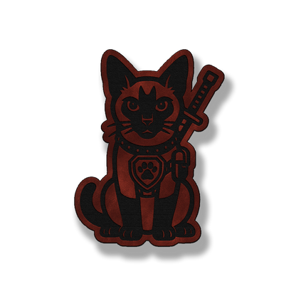 Tactical Siamese Cat Patch – Leatherette Morale Patch