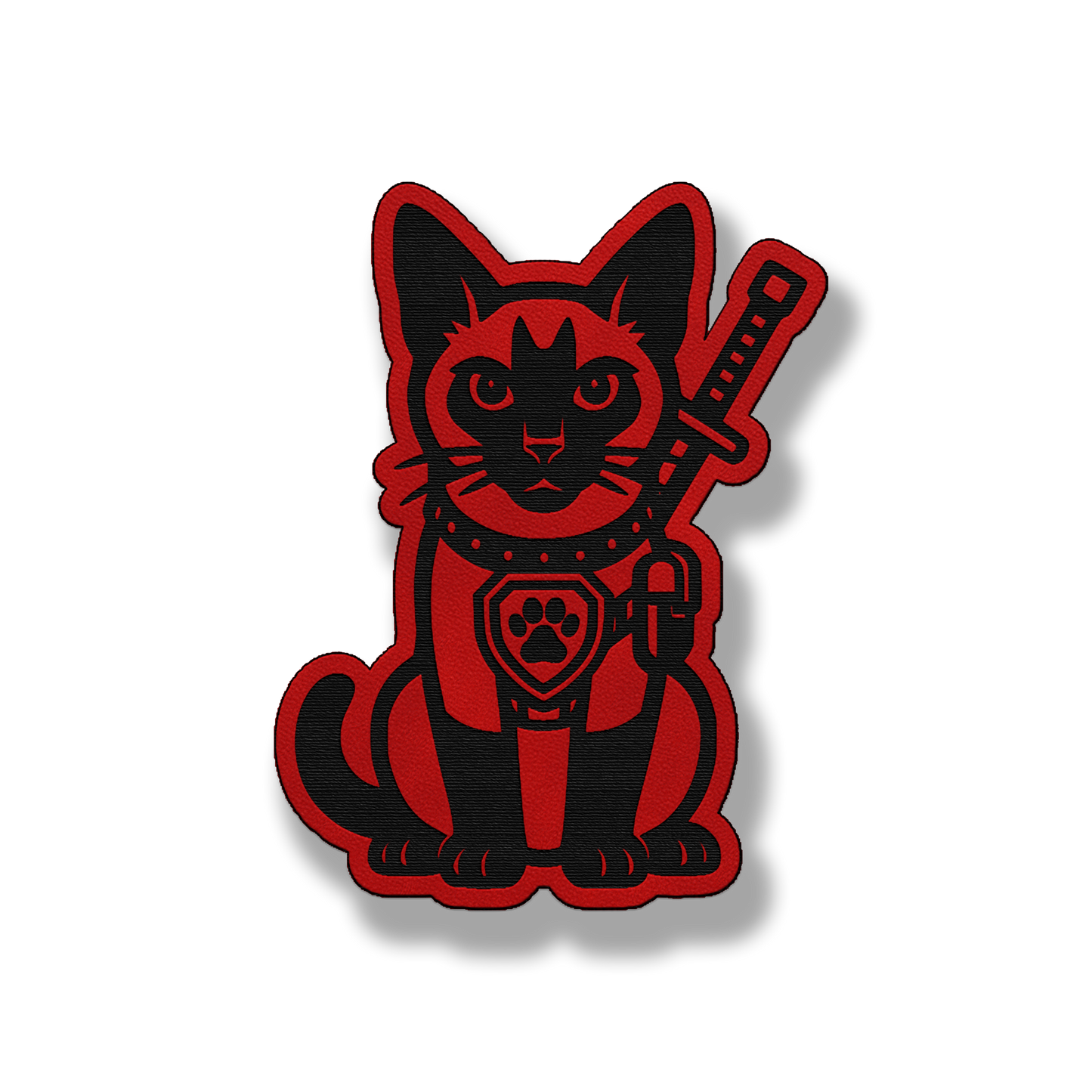 Tactical Siamese Cat Patch – Leatherette Morale Patch