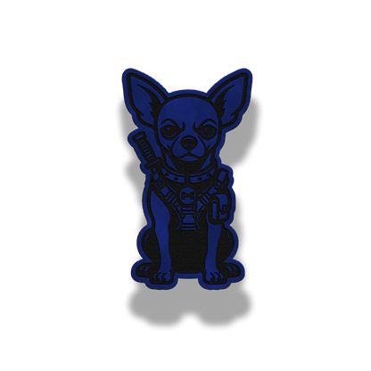Tactical Chihuahua Dog Patch – Leatherette Morale Patch