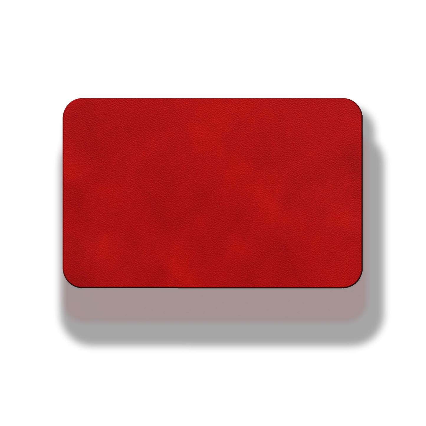 3” x 2” Classic Red Laserable Leatherette Patch Blanks – Hook Backed | CO2, Diode & Fiber Laser Compatible