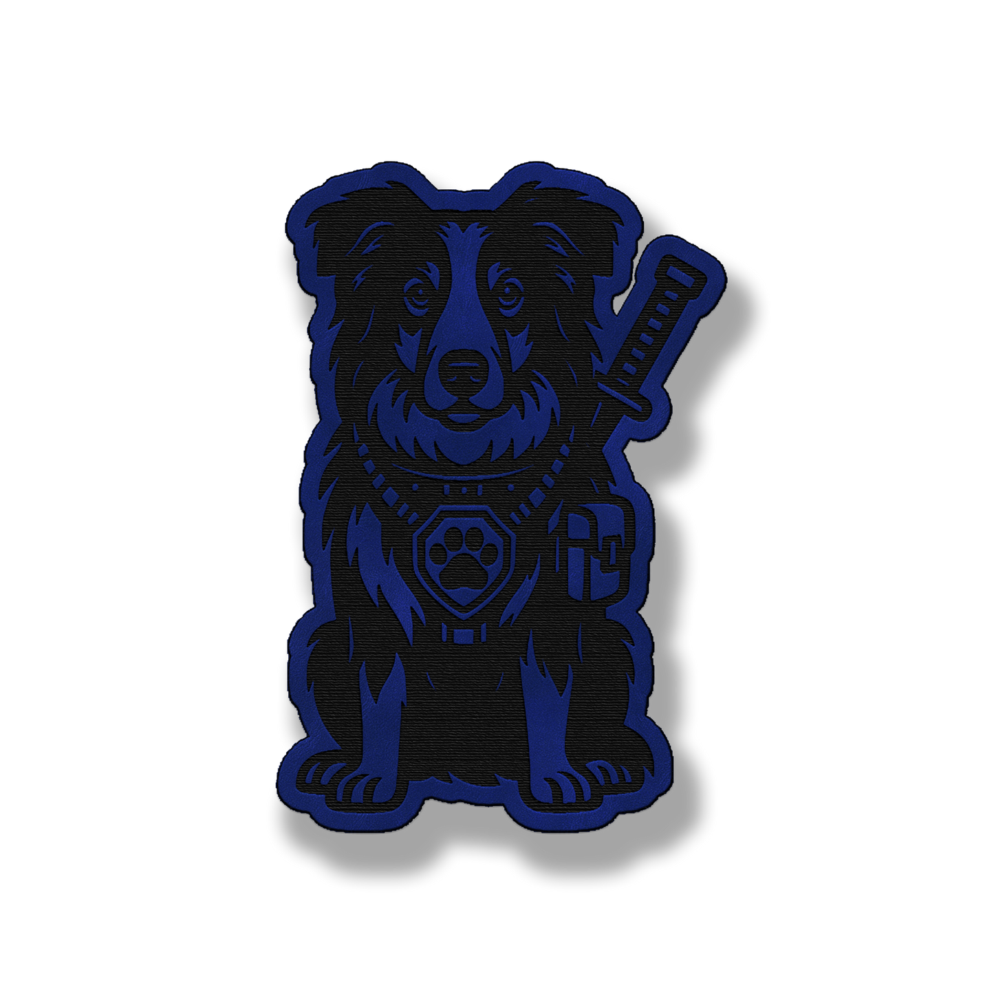Tactical Collie Patch – Leatherette Morale Patch