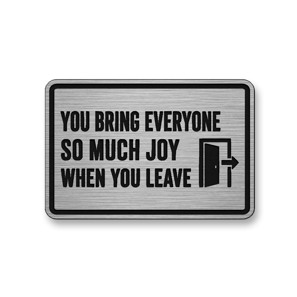 So Much Joy When You Leave [DH004] – Leatherette Morale Patch