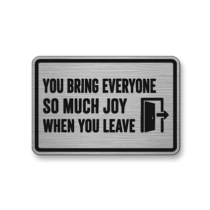 So Much Joy When You Leave [DH004] – Leatherette Morale Patch