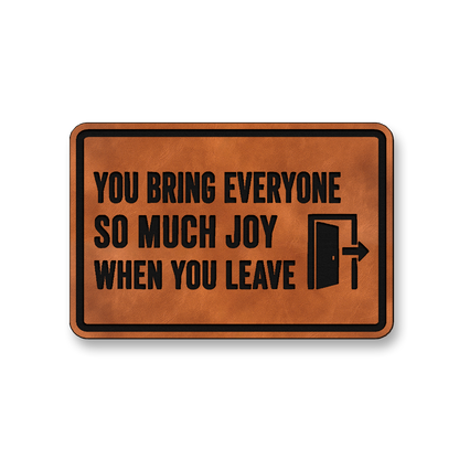 So Much Joy When You Leave [DH004] – Leatherette Morale Patch