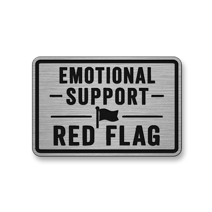 Emotional Support Red Flag [DH005] – Leatherette Morale Patch