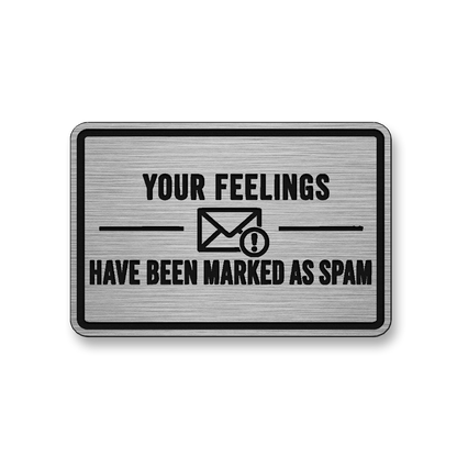 Feelings Marked As Spam [DH006] – Leatherette Morale Patch