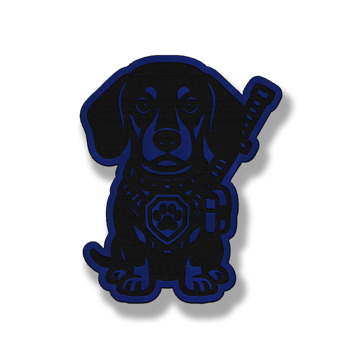Tactical Dachshund Dog Patch – Leatherette Morale Patch