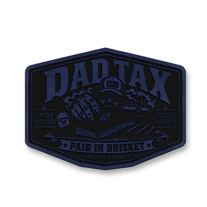 Dad Tax Paid In Brisket – Leatherette Morale Patch