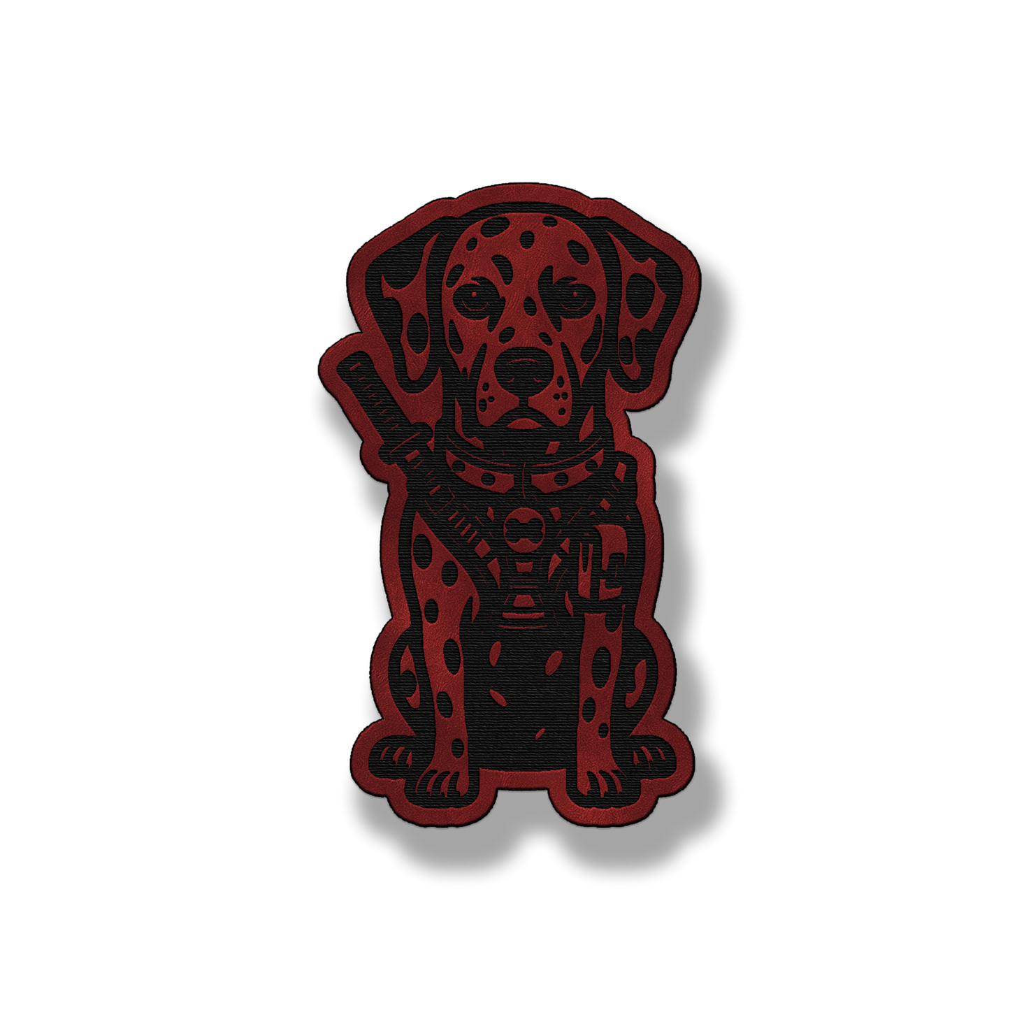 Tactical Dalmation Dog Patch – Leatherette Morale Patch