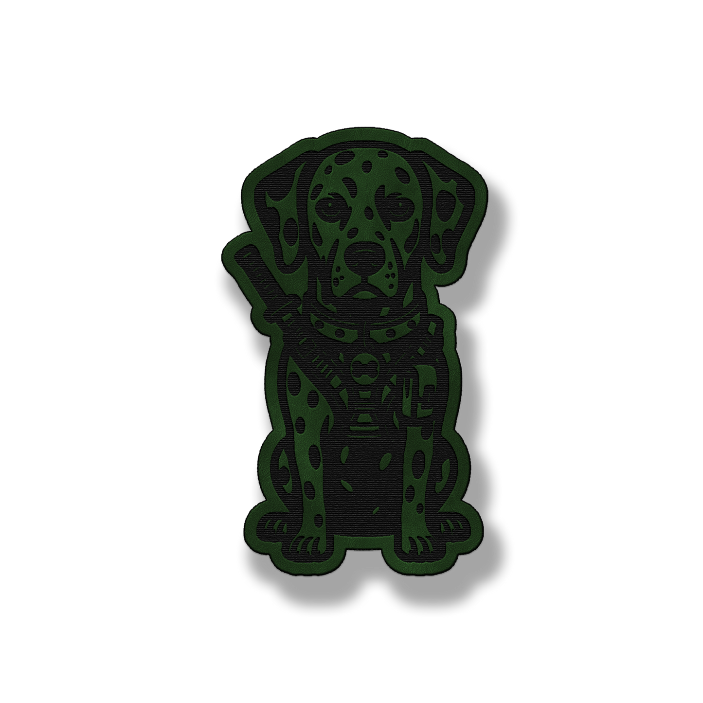 Tactical Dalmation Dog Patch – Leatherette Morale Patch