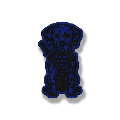 Tactical Dalmation Dog Patch – Leatherette Morale Patch