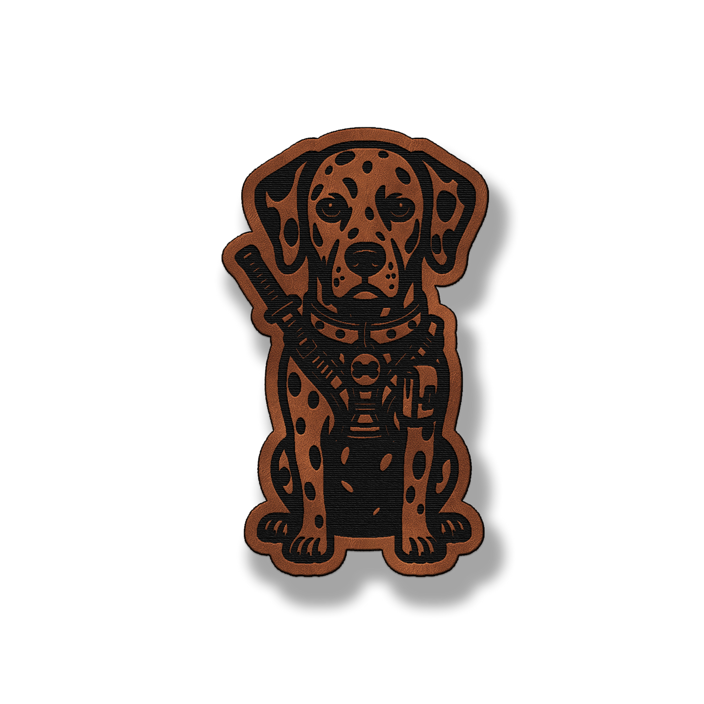 Tactical Dalmation Dog Patch – Leatherette Morale Patch