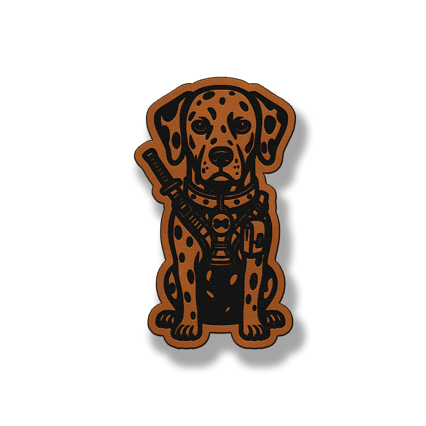 Tactical Dalmation Dog Patch – Leatherette Morale Patch