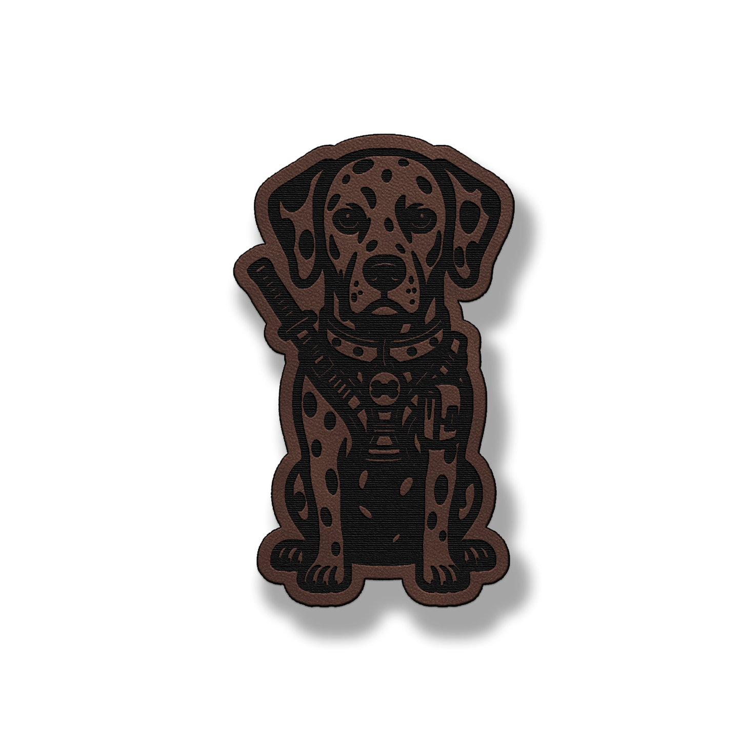 Tactical Dalmation Dog Patch – Leatherette Morale Patch