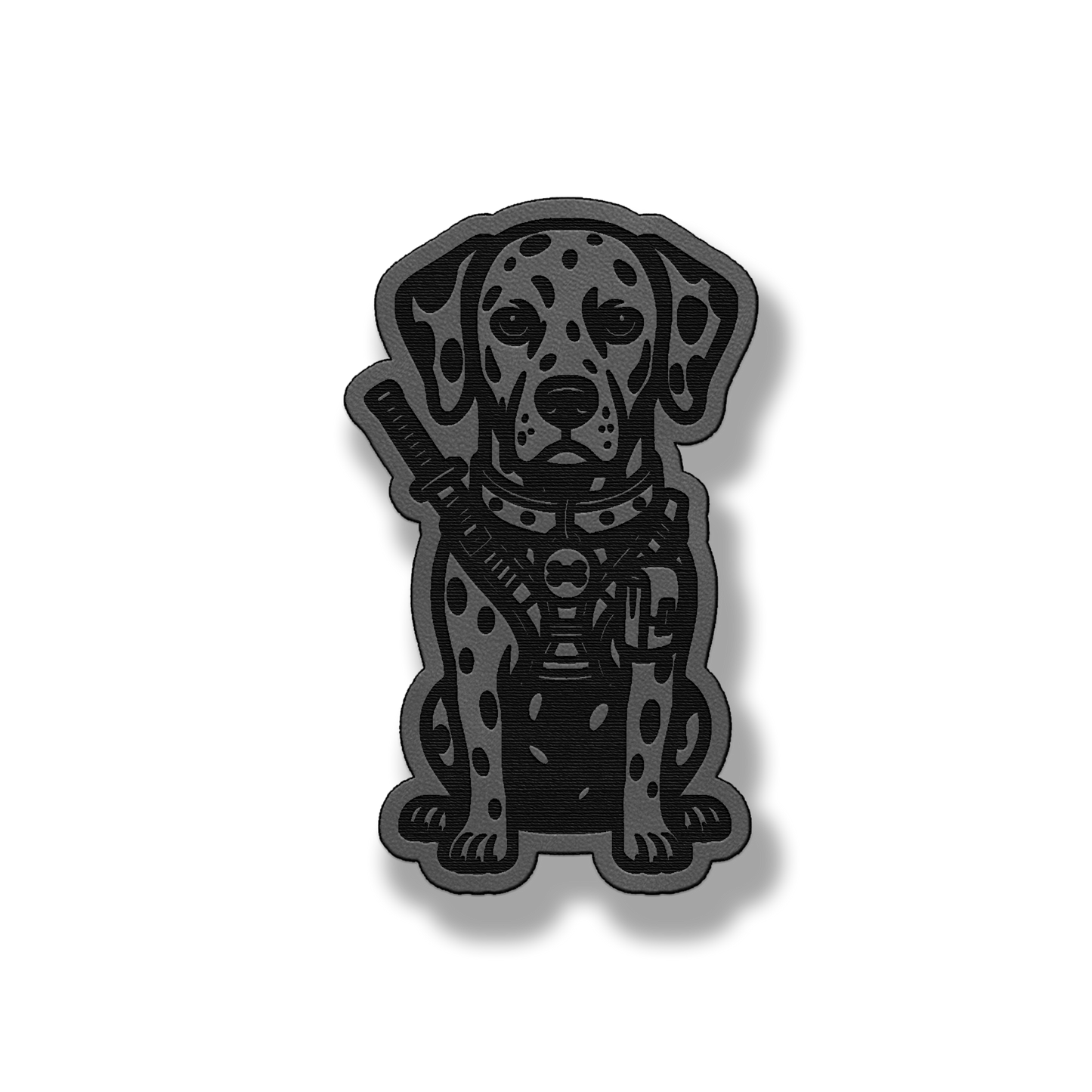 Tactical Dalmation Dog Patch – Leatherette Morale Patch