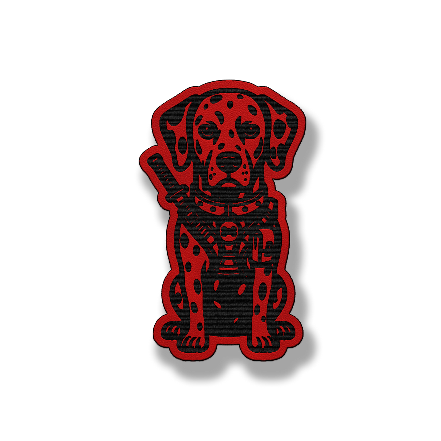 Tactical Dalmation Dog Patch – Leatherette Morale Patch
