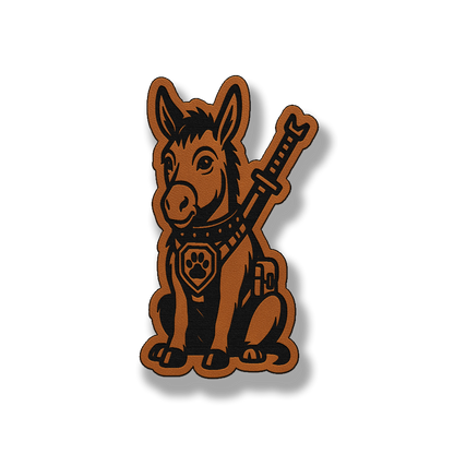 Tactical Donkey Patch – Leatherette Morale Patch