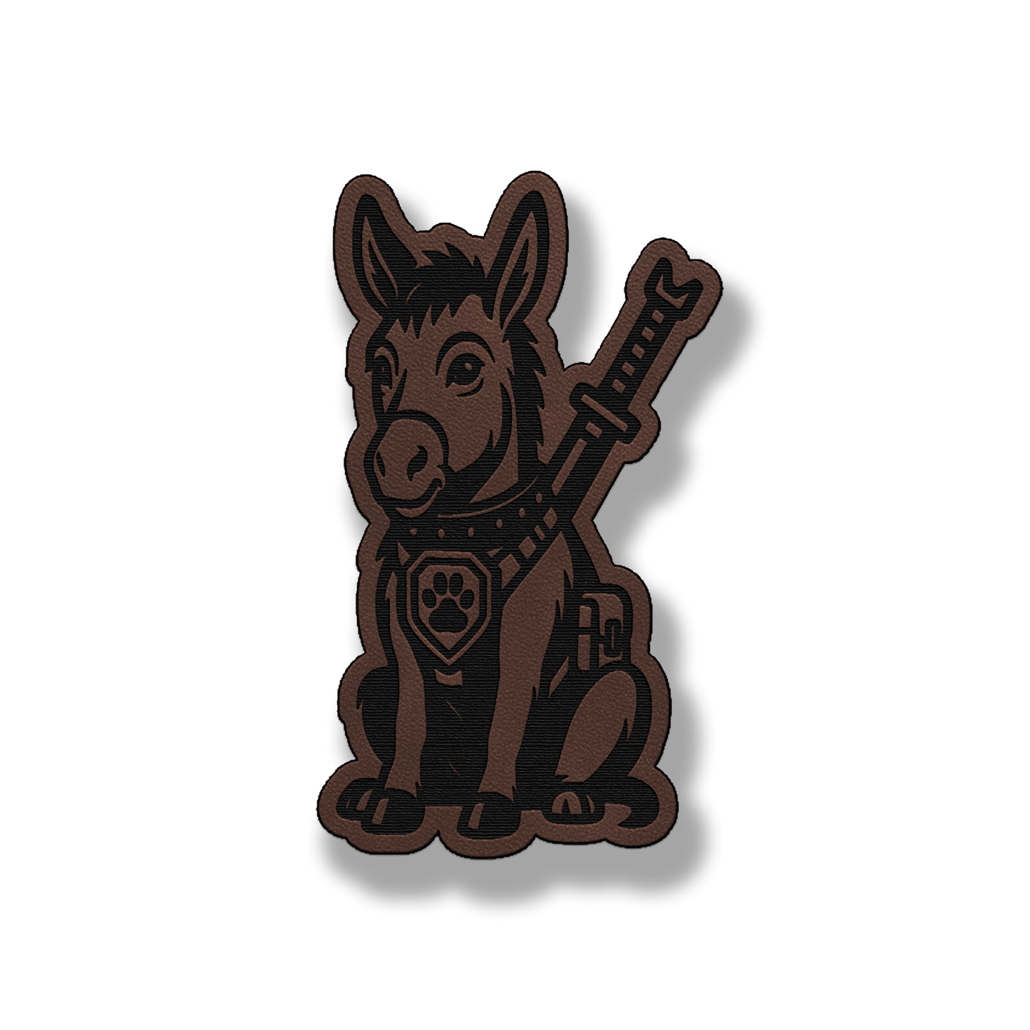 Tactical Donkey Patch – Leatherette Morale Patch