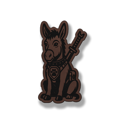 Tactical Donkey Patch – Leatherette Morale Patch