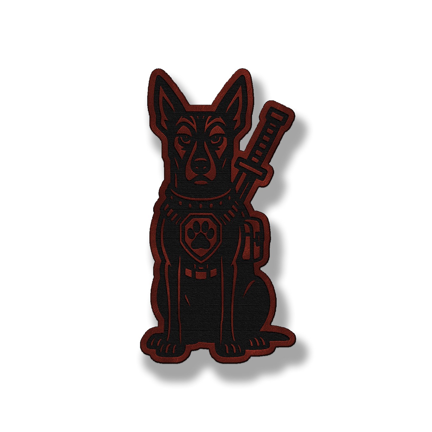 Tactical Dutch Shepherd Patch – Leatherette Morale Patch