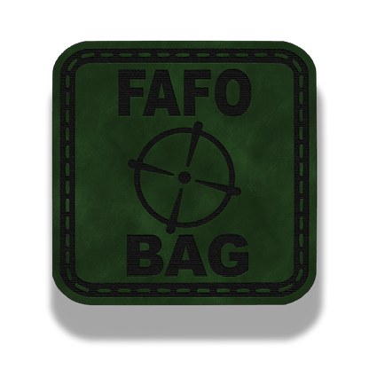 FAFO Bag Patch – Leatherette Morale Patch