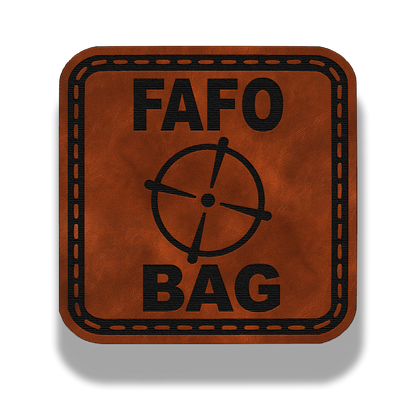 FAFO Bag Patch – Leatherette Morale Patch