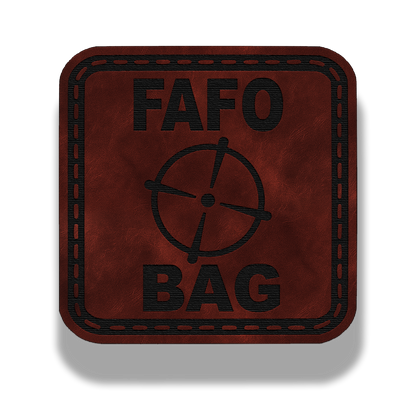 FAFO Bag Patch – Leatherette Morale Patch