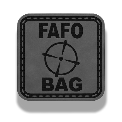 FAFO Bag Patch – Leatherette Morale Patch