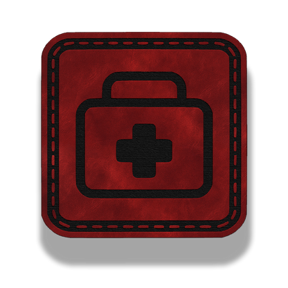 First Aid Box Patch – Leatherette Morale Patch