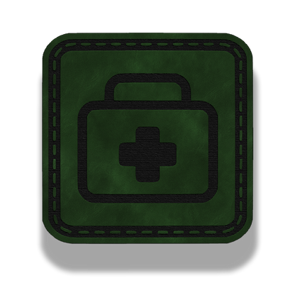 First Aid Box Patch – Leatherette Morale Patch