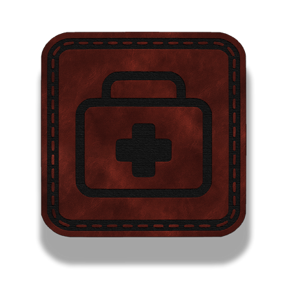 First Aid Box Patch – Leatherette Morale Patch