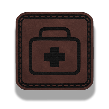 First Aid Box Patch – Leatherette Morale Patch