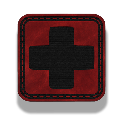 First Aid Plus Patch – Leatherette Morale Patch