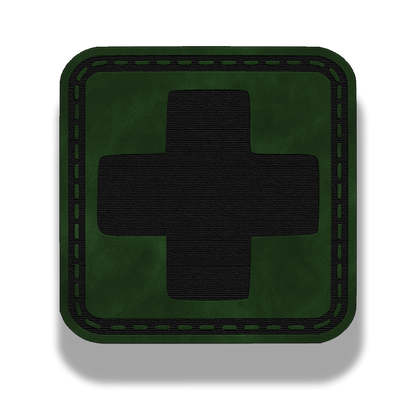 First Aid Plus Patch – Leatherette Morale Patch