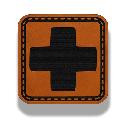 First Aid Plus Patch – Leatherette Morale Patch