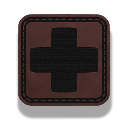 First Aid Plus Patch – Leatherette Morale Patch