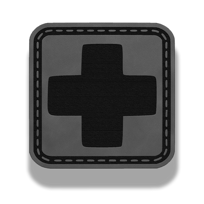 First Aid Plus Patch – Leatherette Morale Patch