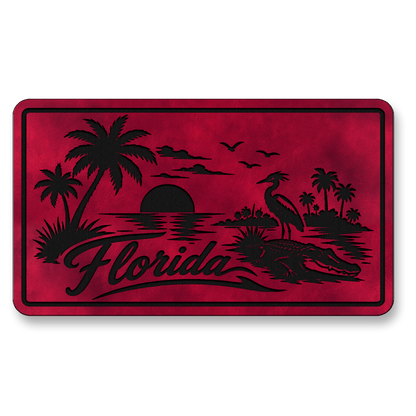 Florida Beach Sunset Patch – Leatherette Morale Patch