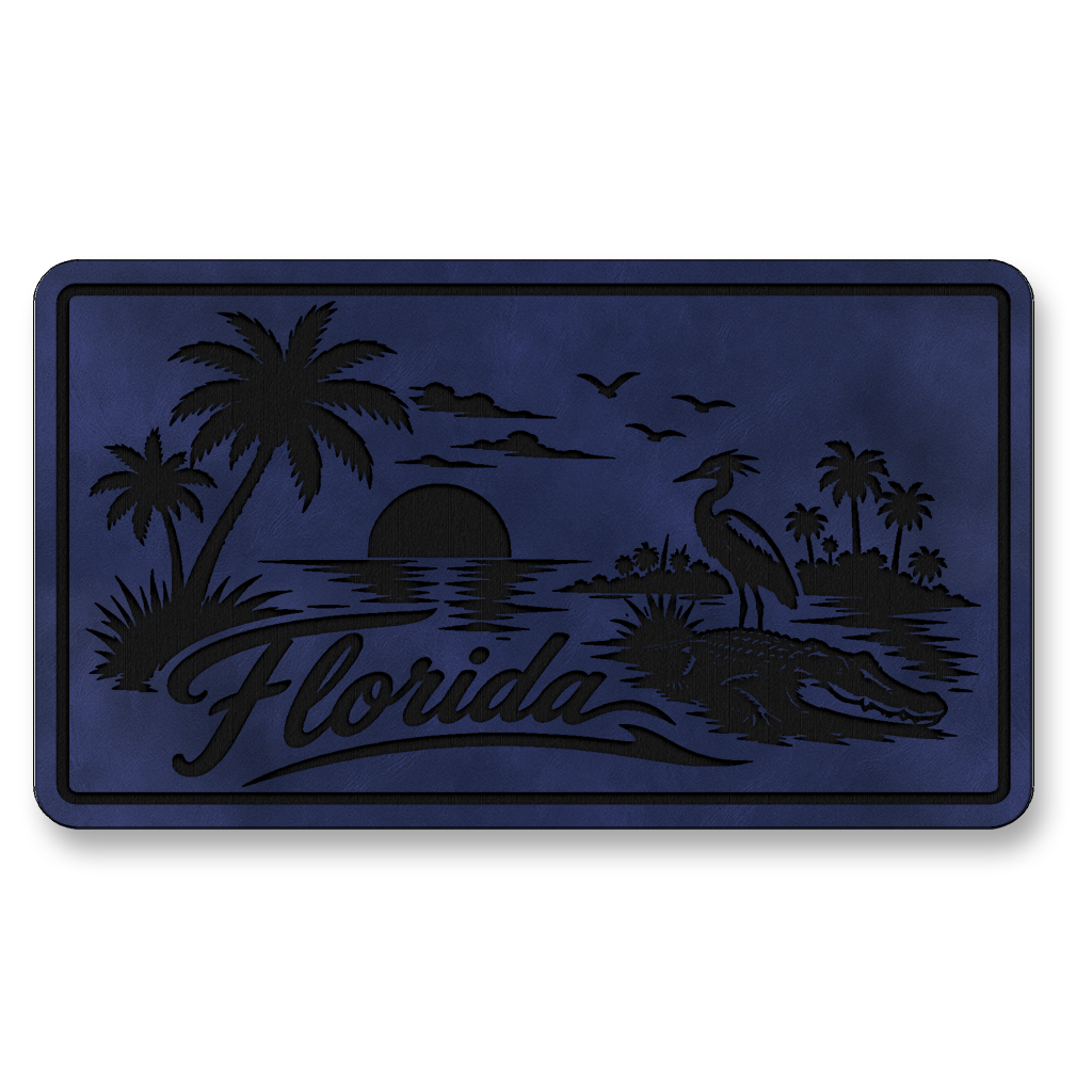 Florida Beach Sunset Patch – Leatherette Morale Patch